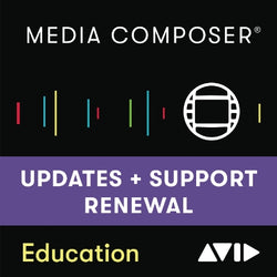 Media Composer Education 1-Year Updates and Support Renewal