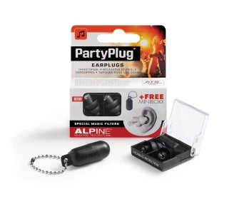 PartyPlug Earplugs - Black, Individual Pack