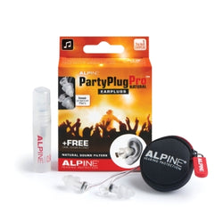 PartyPlug Pro Natural - Natural Sound Filter Earplugs
