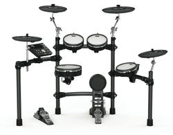 KT-300 - Electronic Drum Set with Remo Mesh Heads, Kick Pedal & Tennis Beater