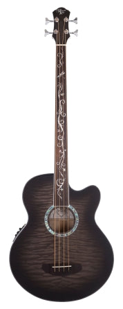Dragonfly 4 Fretless - Acoustic Bass with Smoke Burst Finish
