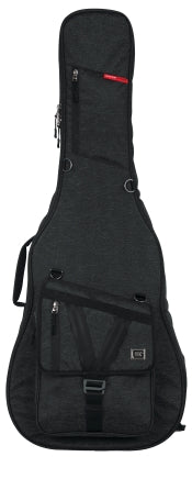 Transit Series Acoustic Guitar Gig Bag - Charcoal Exterior