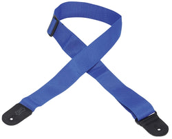 Levy's 2“ Polypropylene Guitar Strap With Poly Ends Royal Blue