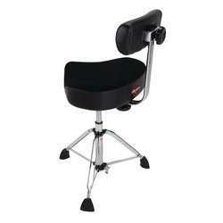 Gibraltar 9808HMB 9000 Series 16“ Hydraulic Cordura Saddle Drum Throne with Backrest