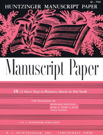 Manuscript Book – 48 Pages