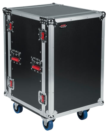 Gator 16U, Standard Audio Road Rack Case with Casters