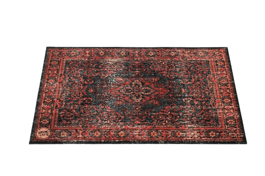 Vintage Persian Style Stage Rug - Black Red 4.26' X 3'