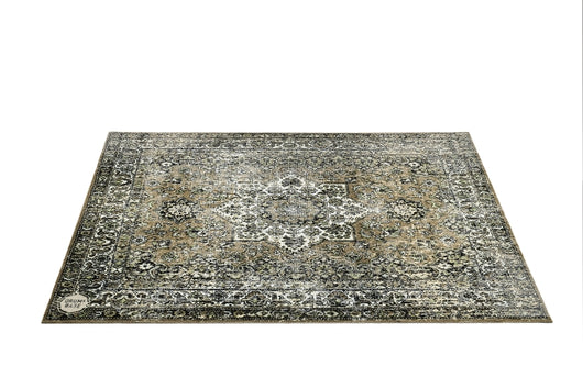 Vintage Persian Style Stage Rug - Green 6' x 5.25'