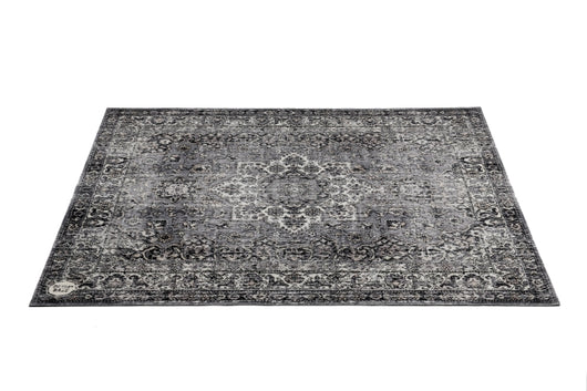 Vintage Persian Style Stage Rug - Grey 6' x 5.25'