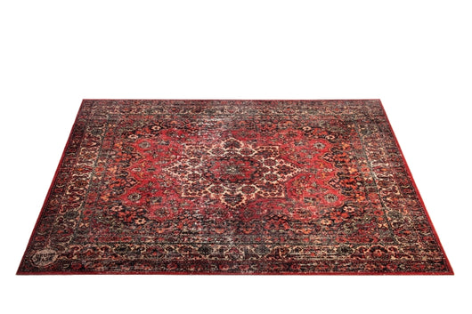 Vintage Persian Style Stage Rug - Original Red 7.4' X 6'