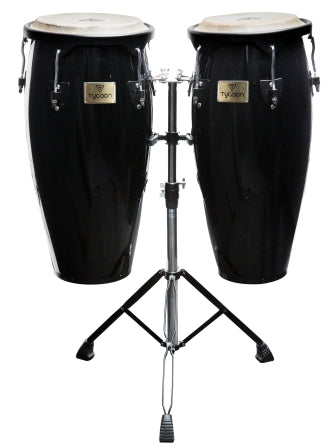 Supremo Series Black Congas - 10″ & 11″