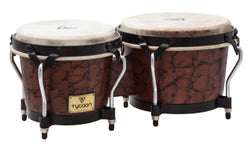 Supremo Series Marble Finish Bongos - 7″ & 8-1/2″