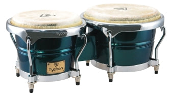 Concerto Series Green Spectrum Finish Bongos - 7″ & 8-1/2″