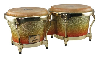 Master Platinum Sunrise Fade Series Bongos - 7″ & 8-1/2″
