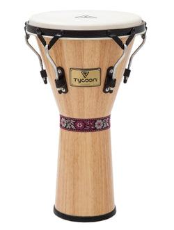 Supremo Series Natural Finish Djembe - 12″