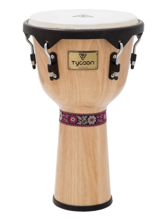 Artist Series Natural Finish Djembe - 12″
