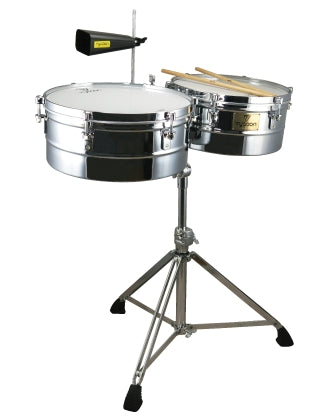 Chrome Shell Timbales - 13″ & 14″