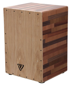 35 Series Wood Mixture Cajon - with American Ash Front PlateModel TKT-35