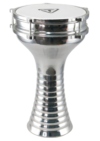 Aluminum Darbuka with Built-in Tambourine