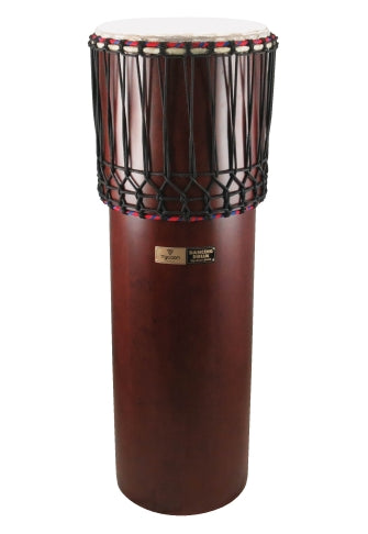 Ngoma Drum with Traditional Dark Brown Finish - Model TDD-NGD SI