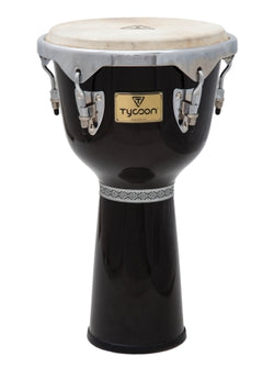 Master Series Black Finish Djembe - 12″