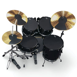 Vic Firth Drum & Cymbal Mute Pre-pack - with 10″,12″,14″,16″,22″, Hi-hat, and (2) Cymbal Mutes