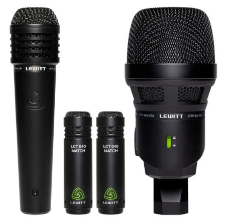BEATKIT - 4-Piece Drum Microphone KitIncludes Mounts and Windscreens