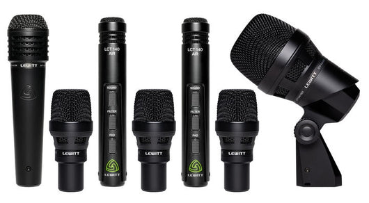 BEATKIT Pro - 7-Piece Drum Microphone KitIncludes Mil-Spec Case, Mounts and Windscreens