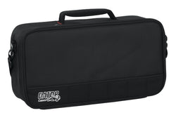 Black Aluminum Pedal Board; Small with Carry Bag