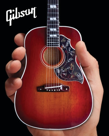 Gibson Hummingbird Vintage Cherry 1:4 Scale Mini Guitar Model
