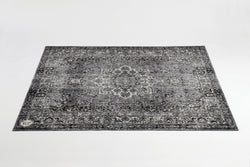 Vintage Persian Style Drum Rug 5.34' X 4.65' - Gray