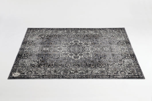 Vintage Persian Style Drum Rug 5.34' X 4.65' - Gray