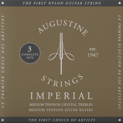 Imperial Red 3-Pack Medium Tension Nylon Guitar Strings