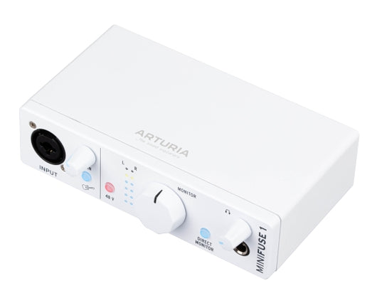Arturia MiniFuse 1 USB Audio Interface – White