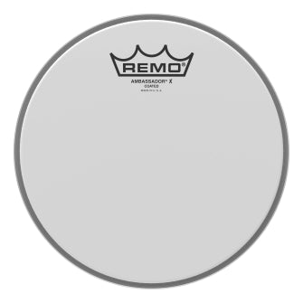 Ambassador X Coated Drumhead - Snare/Tom 8″ Diameter Model