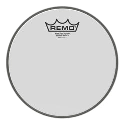 Ambassador Smooth White Series Drumhead - Snare/Tom 8″ Diameter Model