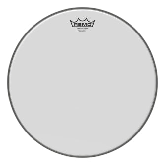 Ambassador Smooth White Series Drumhead - Snare/Tom 15″ Diameter Model