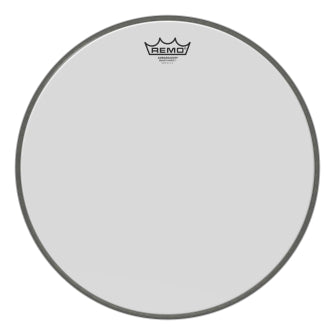 Ambassador Smooth White Series Drumhead - Bass 16″ Diameter Model