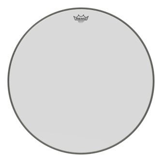 Ambassador Smooth White Series Drumhead - Bass 26″ Diameter Model