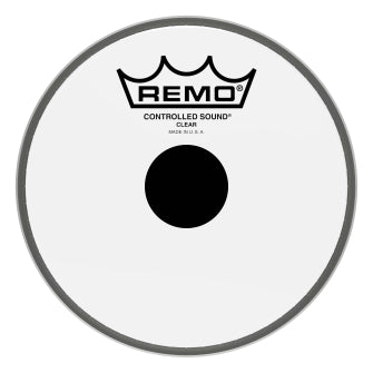 Controlled Sound Series Clear Black Dot Drumhead - Tom 6″ Diameter Model