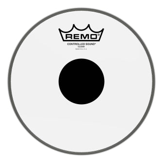 Controlled Sound Series Clear Black Dot Drumhead - Tom 8″ Diameter Model