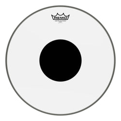 Controlled Sound Series Clear Black Dot Drumhead - Tom 15″ Diameter Model