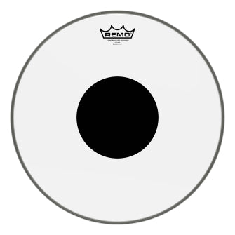 Controlled Sound Series Clear Black Dot Drumhead - Tom 15″ Diameter Model