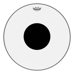 Controlled Sound Series Clear Black Dot Drumhead - Tom 20″ Diameter Model