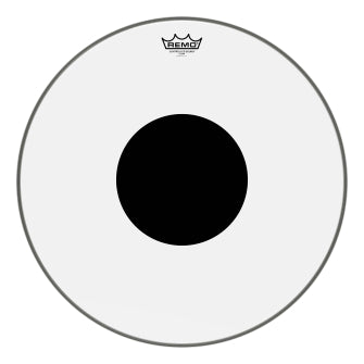 Controlled Sound Series Clear Black Dot Drumhead - Tom 20″ Diameter Model