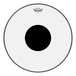 Controlled Sound Series Clear Black Dot Drumhead - Bass 18″ Diameter Model
