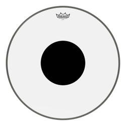 Controlled Sound Series Clear Black Dot Drumhead - Bass 20″ Diameter Model