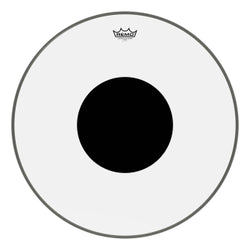 Controlled Sound Series Clear Black Dot Drumhead - Bass 24″ Diameter Model