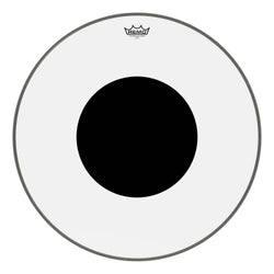 Controlled Sound Series Clear Black Dot Drumhead - Bass 26″ Diameter Model