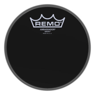Ambassador Ebony Series Drumhead - Snare/Tom 6″ Diameter Model